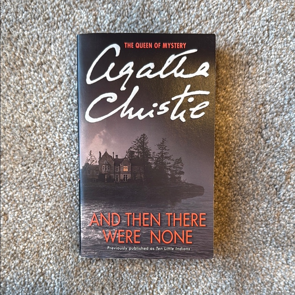'And Then There Were None' by Agatha Christie Paperback Book